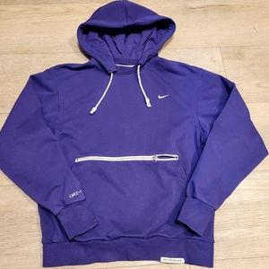 Purple Nike Dri Fit hoodie